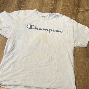 blue champion shirt